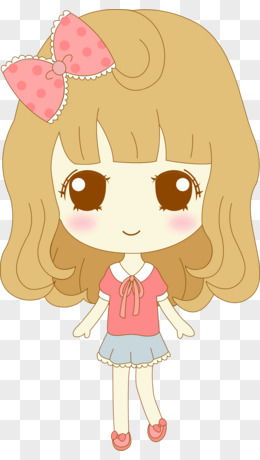 卡通小女孩圖片素材 免費PNG設計圖大全，圖精靈動畫資源推薦